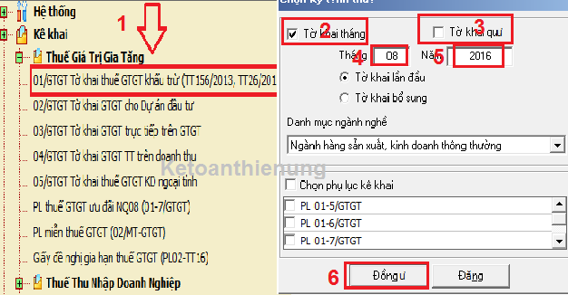 cách lập tờ khai thuế gtgt khấu trừ 01/gtgt